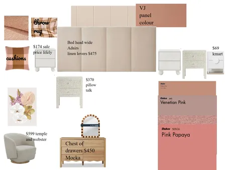 Mac's Bedroom updated Interior Design Mood Board by Jessmonty on Style Sourcebook