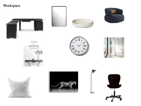 Workspace Interior Design Mood Board by niffler2550@gmail.com on Style Sourcebook