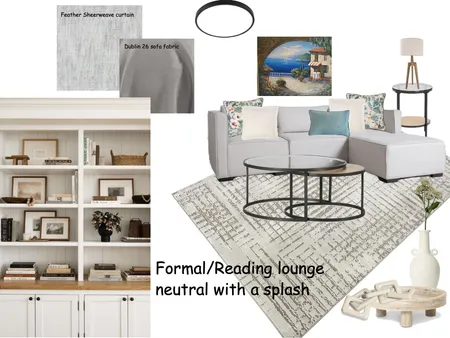 Formal / Reading lounge Interior Design Mood Board by Rachel Bedessy on Style Sourcebook