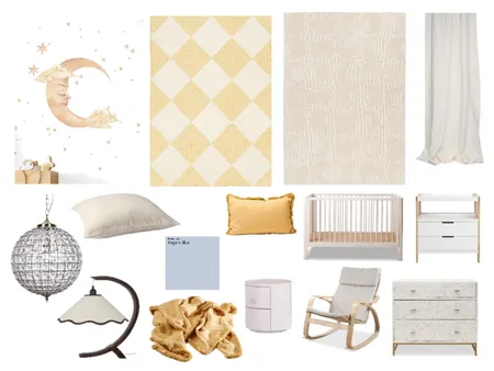 Celestial Nursery Interior Design Mood Board by Sterlingrose on Style Sourcebook