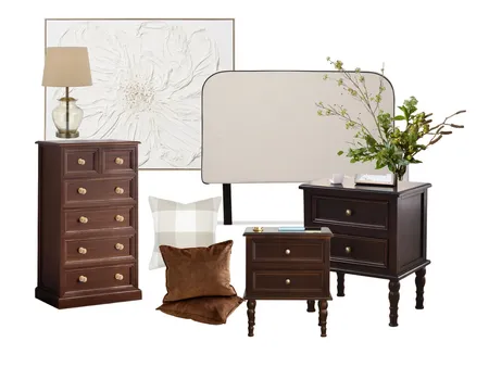 Holmes Bedroom Furniture Selection Interior Design Mood Board by milalecrim on Style Sourcebook