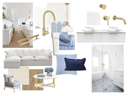 Hamptons Inspired Interior Interior Design Mood Board by Interiors by Brie on Style Sourcebook