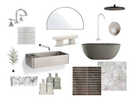 bathroom Interior Design Mood Board by Meirav hass on Style Sourcebook