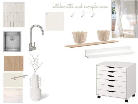 Kitchenette and Sample Area Interior Design Mood Board by Kate Orchard on Style Sourcebook