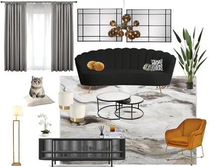 Glam Living room Interior Design Mood Board by C22 Studio on Style Sourcebook