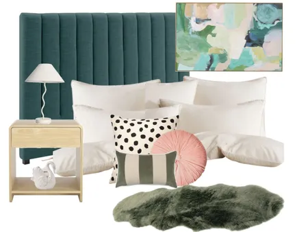 Emil Air BnB Bedroom Interior Design Mood Board by Katelyn Scanlan on Style Sourcebook