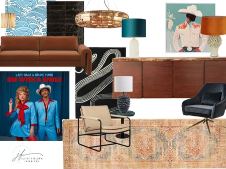 Die with a Smile inspired moodboard Interior Design Mood Board by Juliet Fieldew Interiors on Style Sourcebook