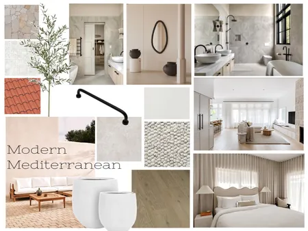 Modern Mediterranean Interior Design Mood Board by bec@moduplay.com.au on Style Sourcebook