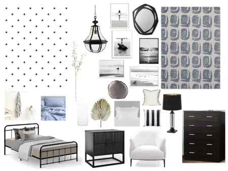 Monochrome Kids Bedroom Interior Design Mood Board by Sterlingrose on Style Sourcebook