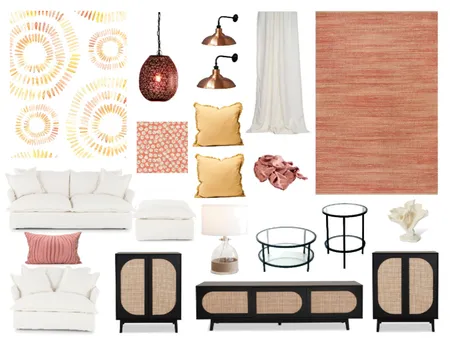 Coral House Den Interior Design Mood Board by Sterlingrose on Style Sourcebook