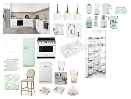 Mint Kitchen Interior Design Mood Board by Sterlingrose on Style Sourcebook