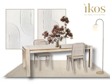 IKOS Dining Room Interior Design Mood Board by GretaAndrews on Style Sourcebook