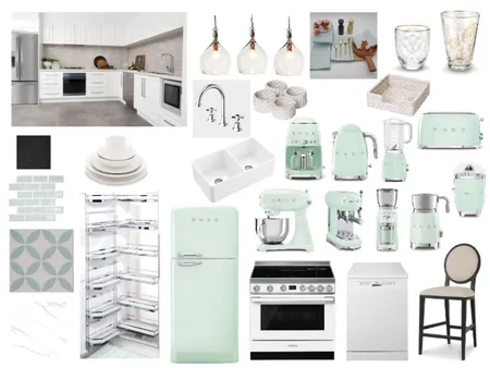 Mint Kitchen Interior Design Mood Board by Sterlingrose on Style Sourcebook