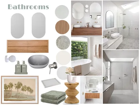 Bathrooms Interior Design Mood Board by Sage & Cove on Style Sourcebook