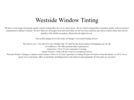 Westside Window Tinting Interior Design Mood Board by Westside Window Tinting on Style Sourcebook