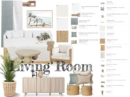 Assignment 9 Living room Final Interior Design Mood Board by Bronwyn's Designs on Style Sourcebook