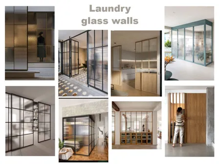 Laundry glass walls Interior Design Mood Board by steniablackrose@gmail.com on Style Sourcebook