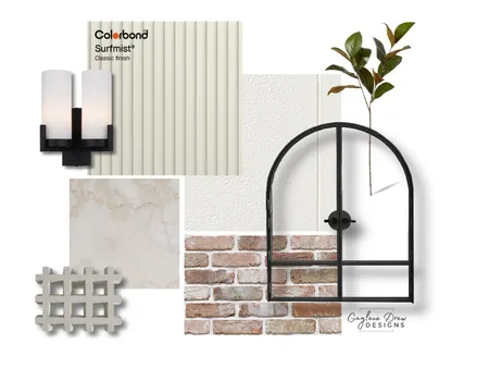 Exterior Facade Interior Design Mood Board by Gaylene Drew Designs on Style Sourcebook