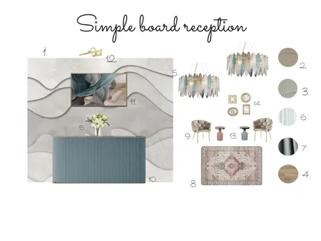 Simple board Hotel reception Interior Design Mood Board by lisabet on Style Sourcebook