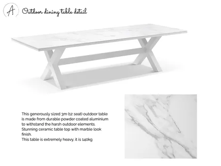 OUTDOOR DINING TABLE DETAIL NELSON Interior Design Mood Board by BeckieChamberlain on Style Sourcebook