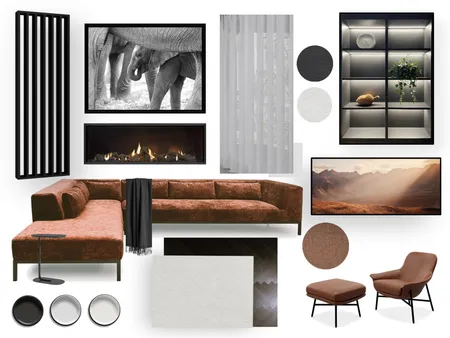 Module 9_Living Interior Design Mood Board by DAFR on Style Sourcebook