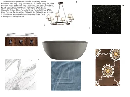 Bathroomy Interior Design Mood Board by Musashi on Style Sourcebook