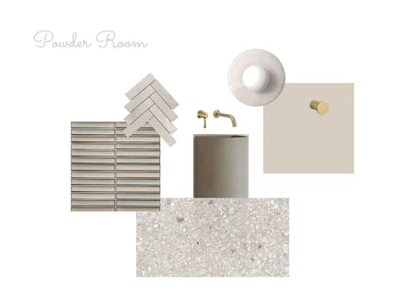 Powder Room Interior Design Mood Board by Neen Design on Style Sourcebook