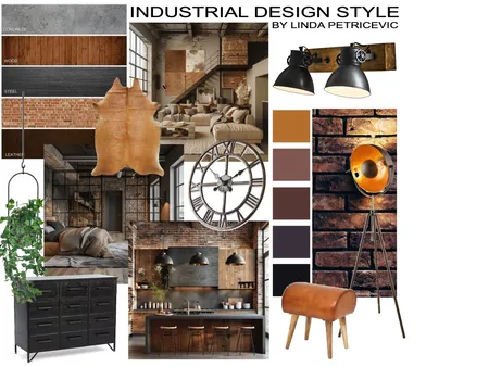 Industrial Design Style Interior Design Mood Board by palmtreelove.interiordesign on Style Sourcebook