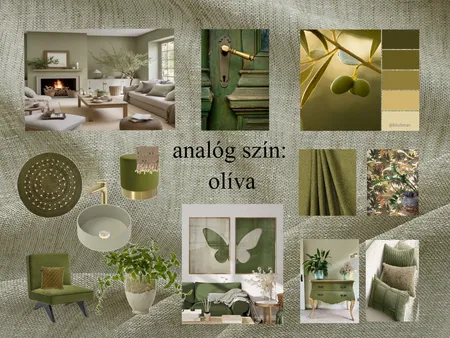 Mood Board Analóg szín olíva Interior Design Mood Board by kissborlase.andrea@gmail.com on Style Sourcebook