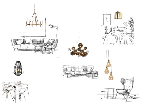 lighting Interior Design Mood Board by Sadafkamali on Style Sourcebook