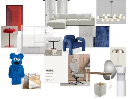 Blue Salon Interior Design Mood Board by didenisova on Style Sourcebook