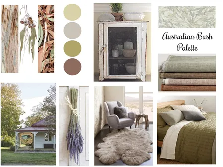 Australian Bush Palette Interior Design Mood Board by Deborah Lovell Interiors on Style Sourcebook