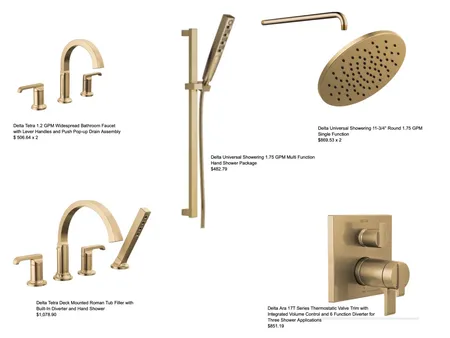 Traut plumbing fixtures Delta Interior Design Mood Board by jackiesteward on Style Sourcebook