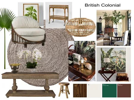 British Colonial Style Interior Design Mood Board by House W Designs on Style Sourcebook