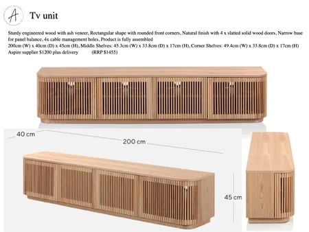 MCGEACHIE TV UNIT INFO Interior Design Mood Board by BeckieChamberlain on Style Sourcebook