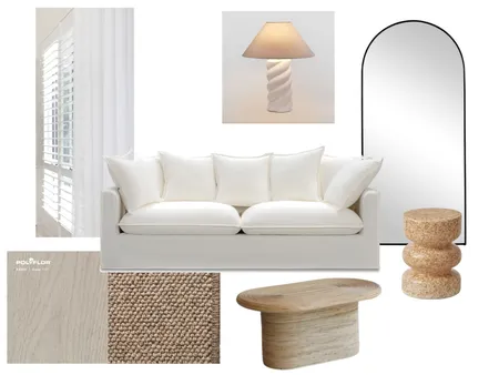 Neutral Coastal Living Room Interior Design Mood Board by Studio McHugh on Style Sourcebook
