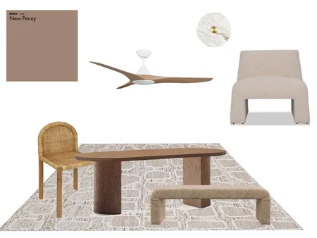 Blush Dining Room Interior Design Mood Board by Studio McHugh on Style Sourcebook