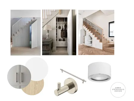 STAIR STORAGE Interior Design Mood Board by EMMA STERGOULIS DESIGN on Style Sourcebook