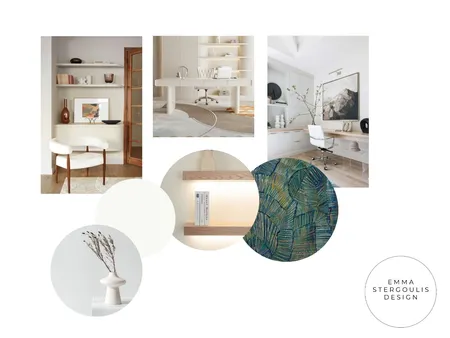 STUDY Interior Design Mood Board by EMMA STERGOULIS DESIGN on Style Sourcebook