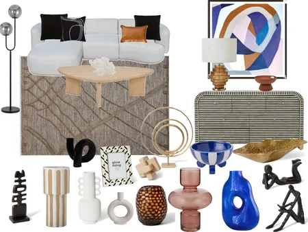 Katrina Living Room Interior Design Mood Board by staged design on Style Sourcebook