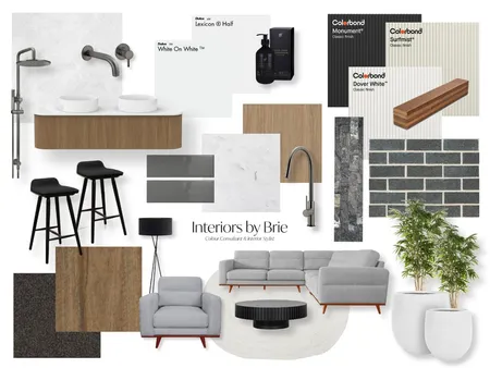 Dark and Moody Interior Design Mood Board by Interiors by Brie on Style Sourcebook