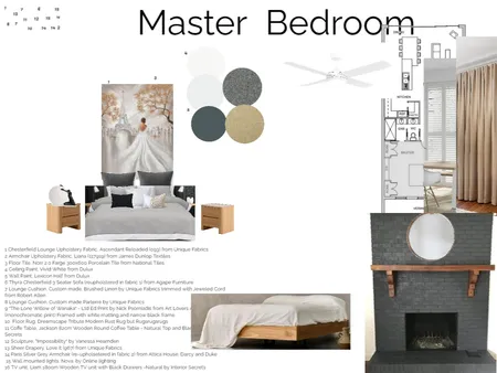 Sample Board Master Bedroom Interior Design Mood Board by nerolie_10@hotmail.com on Style Sourcebook