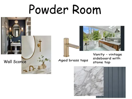 Powder Room Interior Design Mood Board by lstevenson on Style Sourcebook