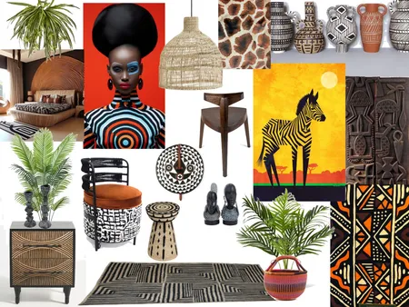 African design style Interior Design Mood Board by Faith & Fortune on Style Sourcebook