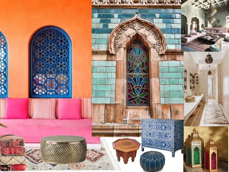 Moroccan design style Interior Design Mood Board by Faith & Fortune on Style Sourcebook