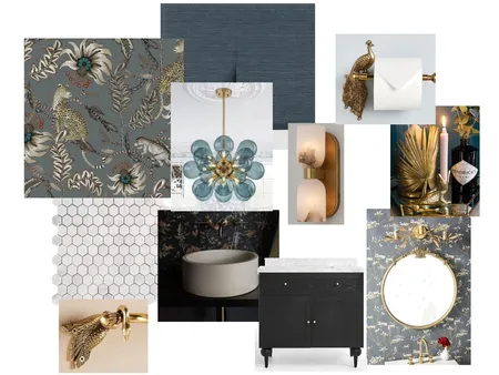 Powder room mood Interior Design Mood Board by amygee on Style Sourcebook