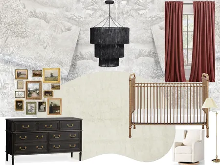 Baby girl 2 nursery wallpaper Interior Design Mood Board by Rhiannon on Style Sourcebook