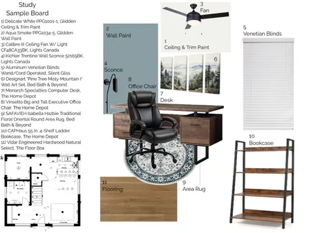 Study Sample Board Interior Design Mood Board by Kara Reuter on Style Sourcebook