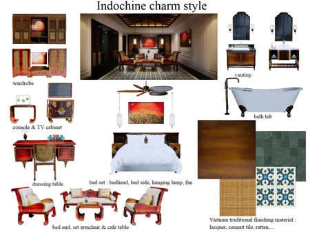 241028_BAI XEP RESORT_ID_CONCEPT_INDOCHINE Interior Design Mood Board by Duytungktr2 on Style Sourcebook