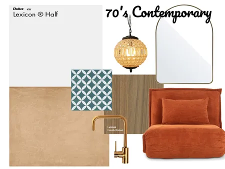 70s contemporary Interior Design Mood Board by Melissa Kaye on Style Sourcebook